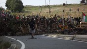 Manifestation contre l' A69 5 juillet 2025 dans le Tarn chateau de Scopont